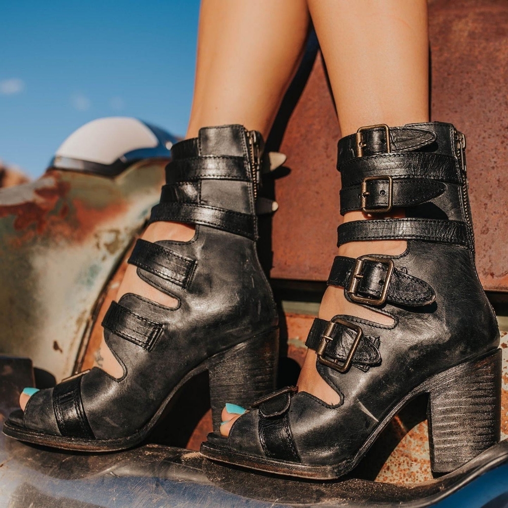 FREEBIRD STEVEN "BOND" SEXY 10 BOOT BOOTIE SANDAL